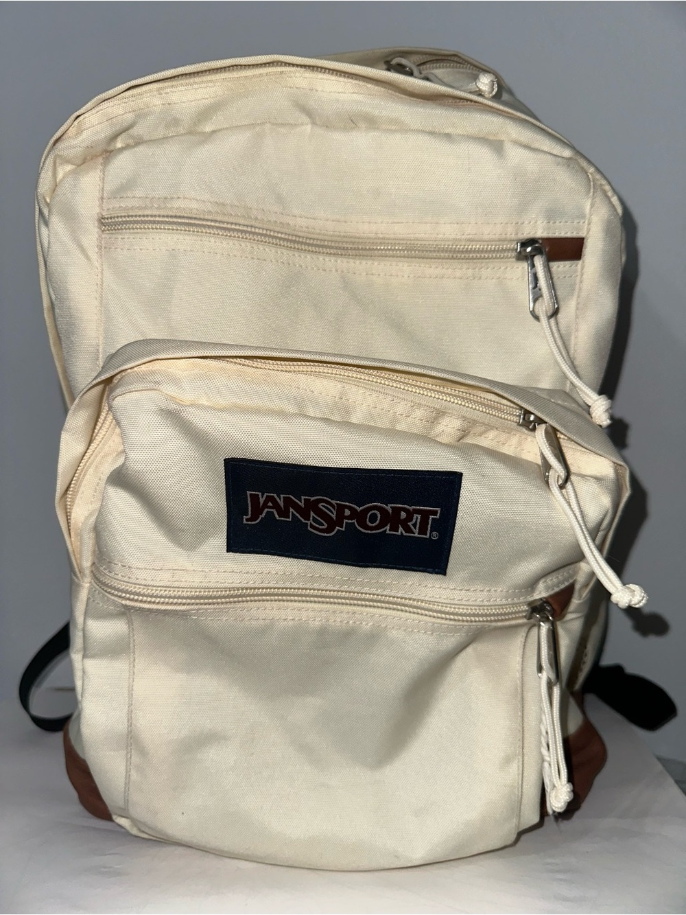 JanSport Cool Student Backpack - Cream/Coconut